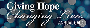 Giving Hope - Changing Lives annual gala logo