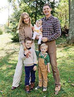 Emily and Sean Hannon are pictured with their children: Jack, 4, Peter, 3, and Lucy, 10 months. (Submitted photo)